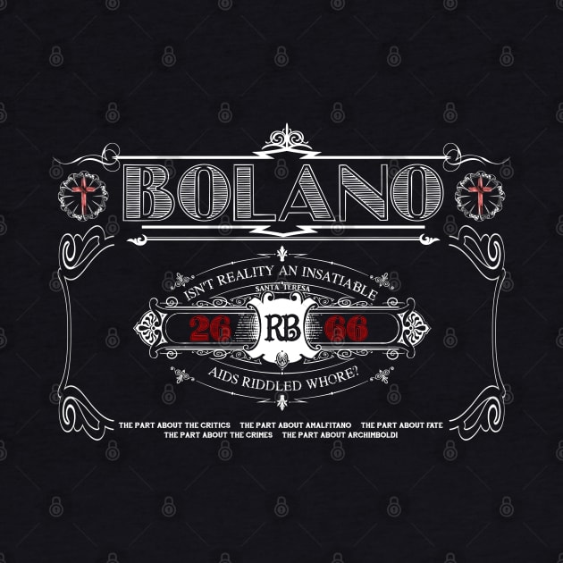 Roberto Bolano 2666 Design by HellwoodOutfitters